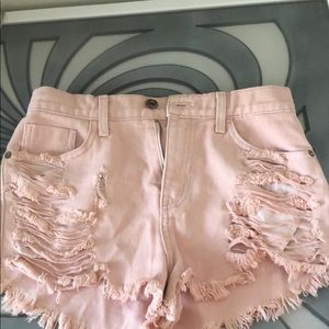 Pale pink Booty shorts
